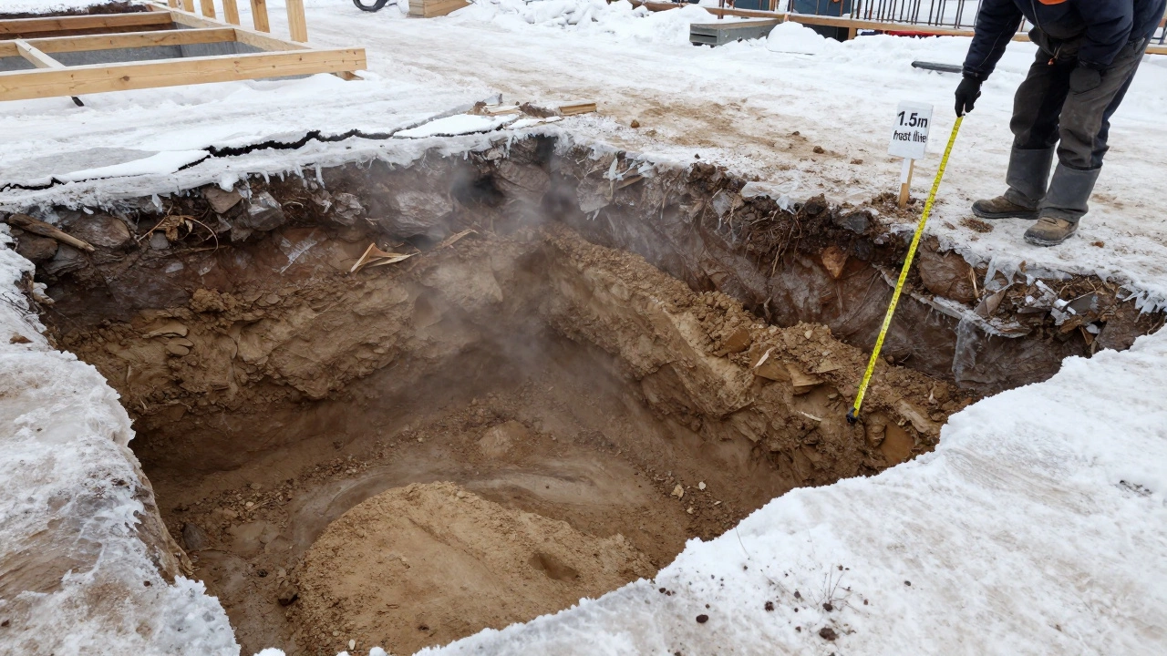 Какую глубину надо копать под фундамент: практические нормы для России