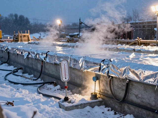Сколько дней надо греть бетон: точные сроки и условия для правильного твердения